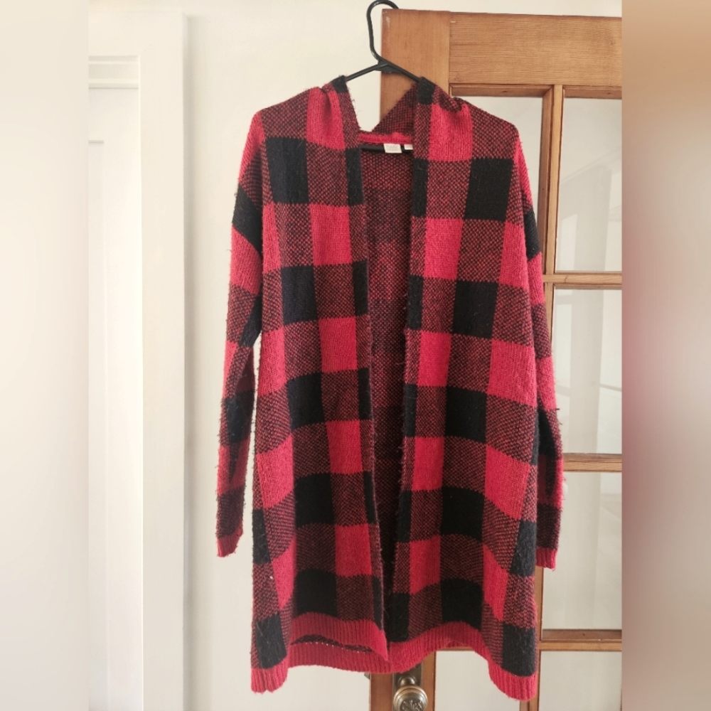 Twik Long Open Cardigan, Size medium